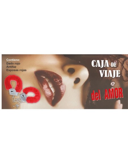 Caja del Amor con Esposas, Dado y Antifaz
