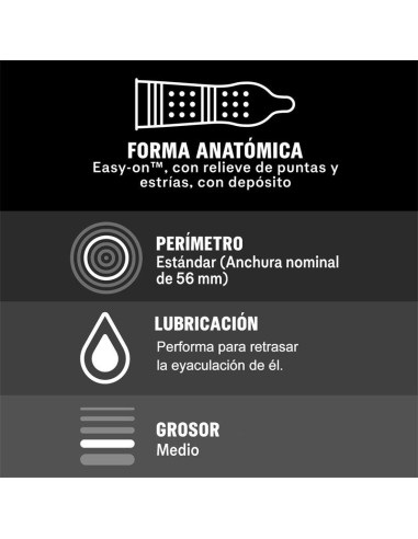 Durex Mutual Clímax 12 ud