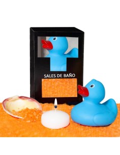 Set Sales Baño Aroma Mango Pato, Vela y Concha 150 gr