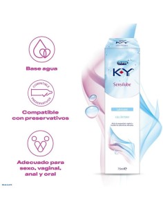 Lubricante Base Agua Sensilube KY 75 ml 2