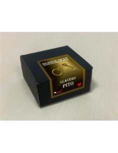 Llavero en Forma de Pene de Color Dorado