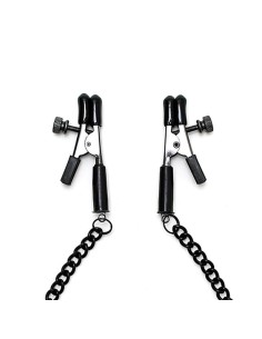 Pinzas para Pezones con Cadena Color Negro 2