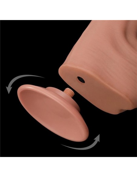 Dildo Dual Layer Piel Retractil 11.5