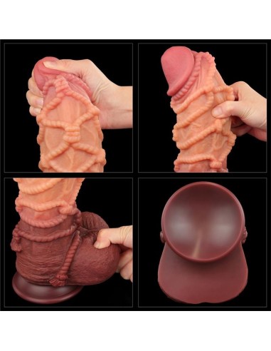 Dildo Dual Layer Tamaño King Nature 10.5
