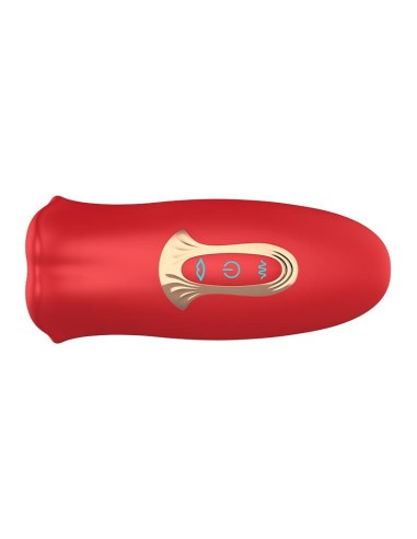 Ember Masajeador Forma Boca con Lameteo y Vibración USB Silicona