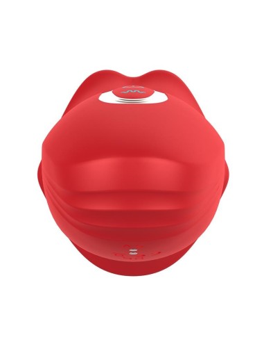 Ember Masajeador Forma Boca con Lameteo y Vibración USB Silicona