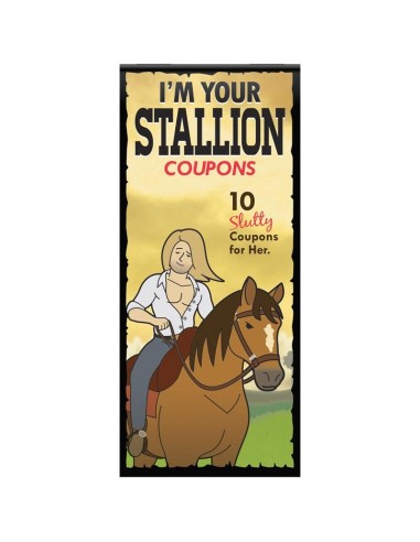 10 Cupones para Ella Im Your Stallion
