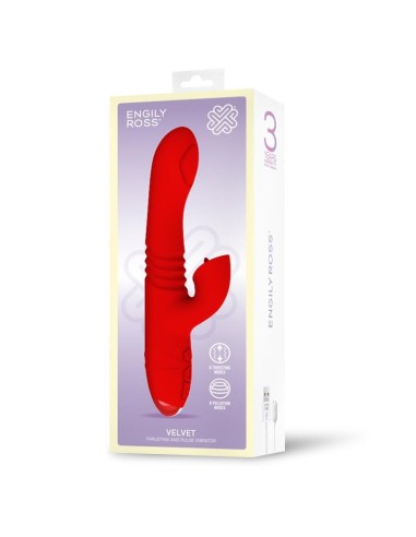 Velvet Vibrador con Thrusting y Pulsación