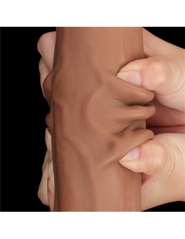 Dildo Dual Density Piel Desizante 11.5