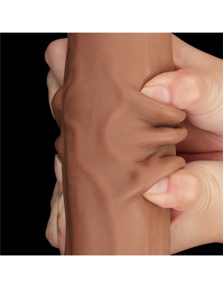 Dildo Dual Density Piel Desizante 11.5