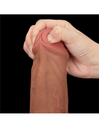 Dildo Dual Density Piel Desizante 11.5