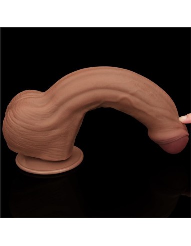 Dildo Dual Density Piel Desizante 11.5