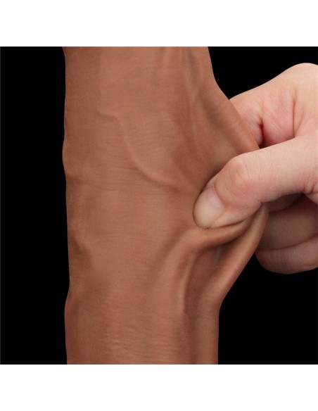 Dildo Dual Density Piel Desizante 11.5