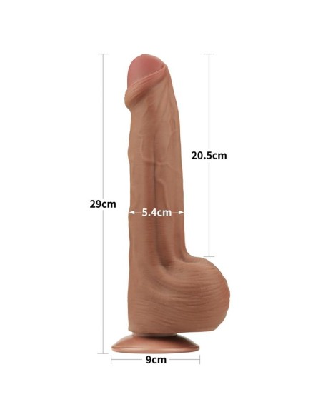 Dildo Dual Density Piel Desizante 11.5