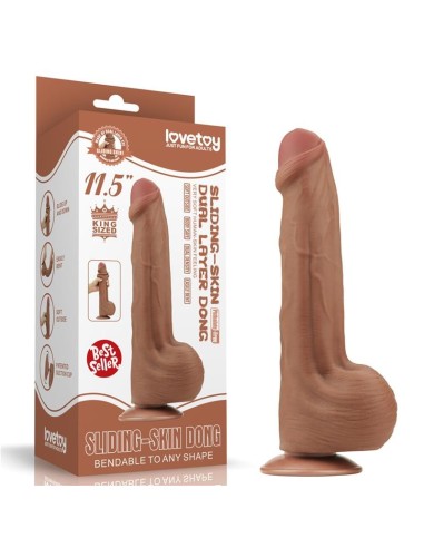 Dildo Dual Density Piel Desizante 11.5