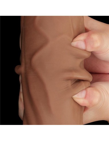 Dildo Dual Density Piel Deslizante 12