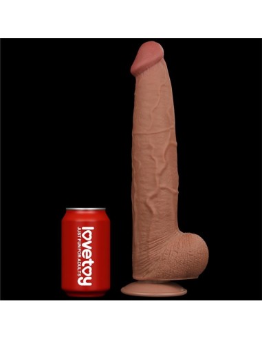 Dildo Dual Density Piel Deslizante 13.5