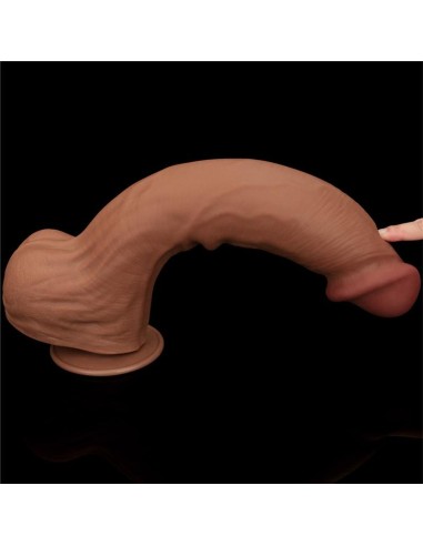 Dildo Dual Density Piel Deslizante 14