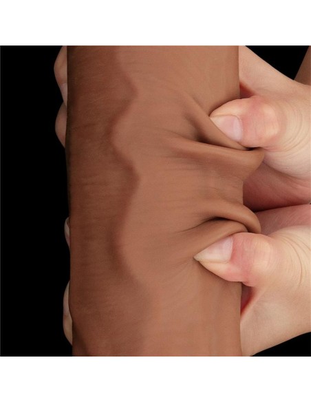 Dildo Dual Density Piel Deslizante 14