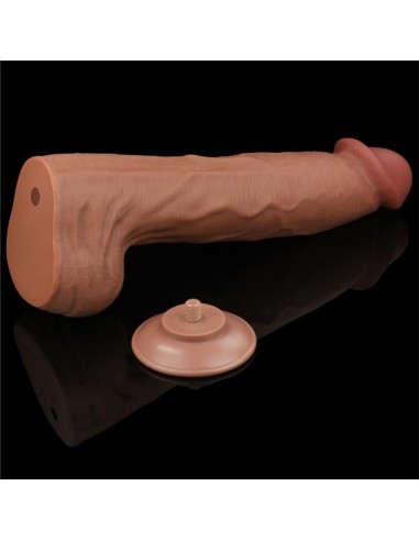 Dildo Dual Density Piel Deslizante 14