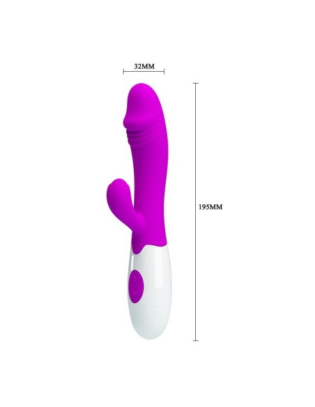 Pretty Love Vibrador Snappy Color Púrpura