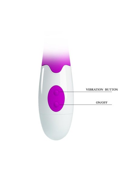 Pretty Love Vibrador Snappy Color Púrpura