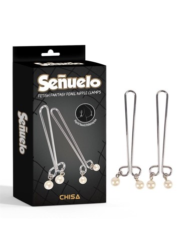 Señuelo Pinzas para Pezones co Perlas