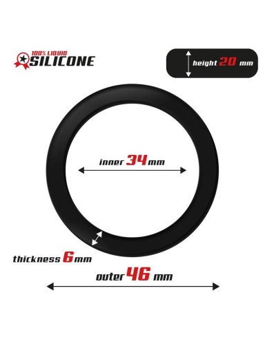 Anillo para el Pene Silicona Líquida 3.4 cm