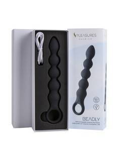 Bolas Anales con vibración Beadly - Black