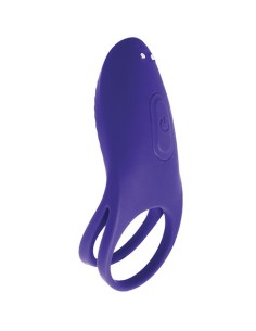 Anillo Vibrador Doble con control remoto SNUGLER - Purple 2