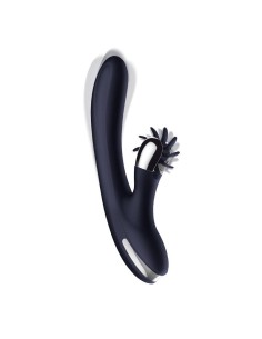 Navyspace Vibrador con Lenguas Rotadoras Azul 2