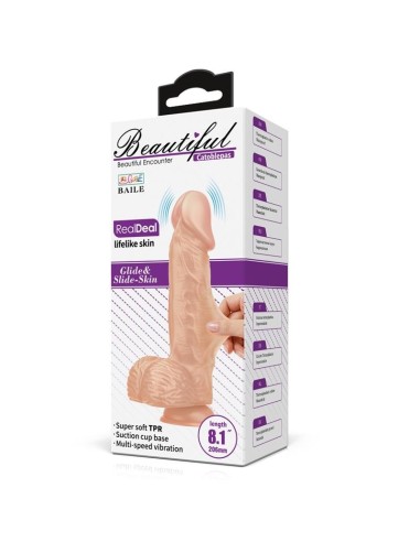 Vibrador Realista 8,1 Control Remoto