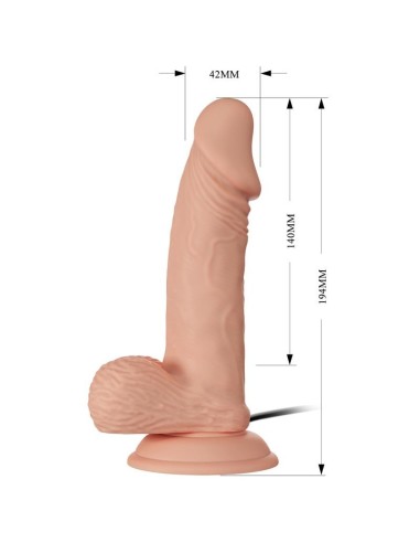 Vibrador Realista 7,6 Control Remoto