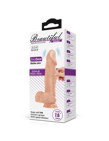 Vibrador Realista 7,6 Control Remoto