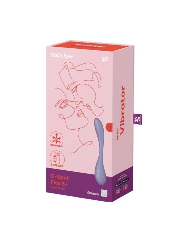 G-Spot Flex 5 Multi Vibrador con Satisfyer Connect APP Lilac