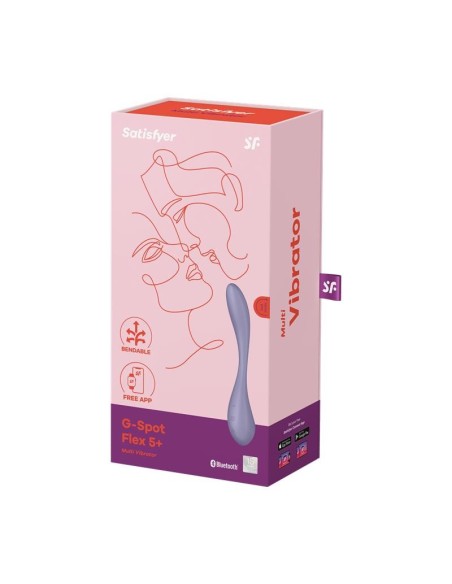 G-Spot Flex 5 Multi Vibrador con Satisfyer Connect APP Lilac