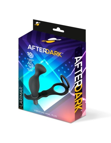 Larimar Plug Anal con Vibración y Anillo para Pene y Testículos