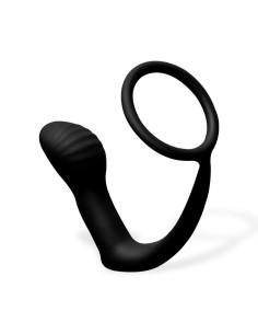 Carnelian Plug Anal con Vibración y Anillo para el Pene 2