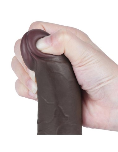 Dildo Dual Layer Piel Deslizante 7.5