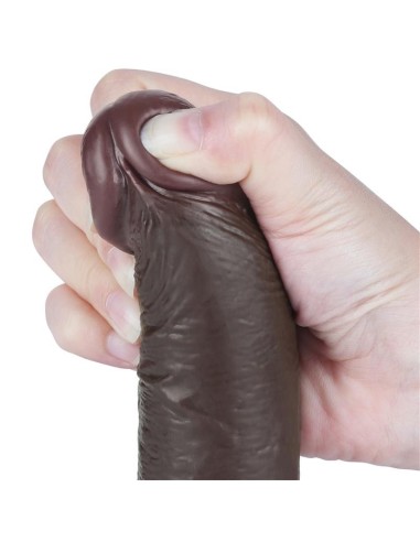 Dildo Dual Layer Piel Deslizante 7.5