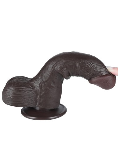 Dildo Dual Layer Piel Deslizante 7.5