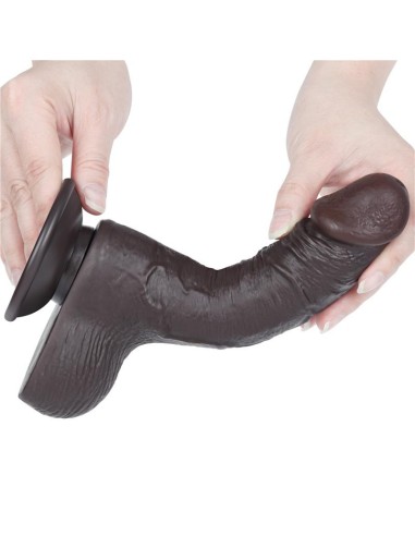 Dildo Dual Layer Piel Deslizante 7.5