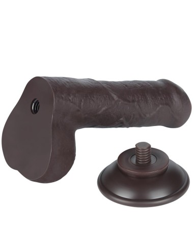 Dildo Dual Layer Piel Retractil 7
