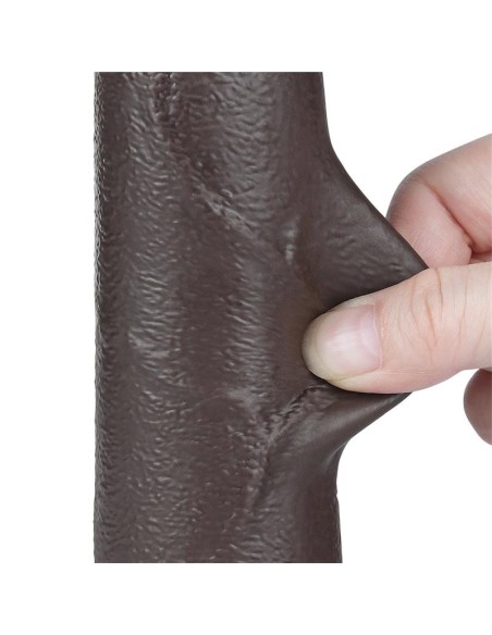 Dildo Dual Layer Piel Deslizante 8.5