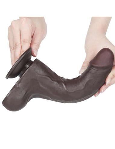 Dildo Dual Density Piel Deslizante 8.5