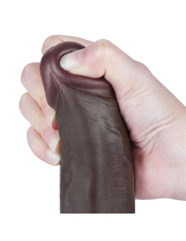 Dildo Dual Density Piel Deslizante 8.5