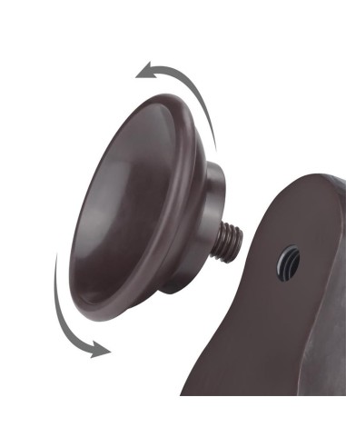 Dildo Dual Density Piel Deslizante 8.5