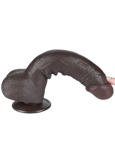 Dildo Dual Layer Piel Deslizante 9.5