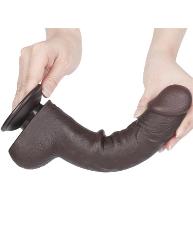 Dildo Dual Layer Piel Deslizante 9.5
