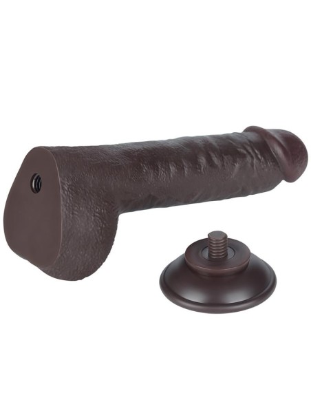 Dildo Dual Layer Piel Deslizante 9.5